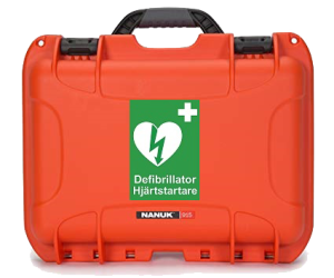 Värmeväska för hjärtstartare – Två batterier